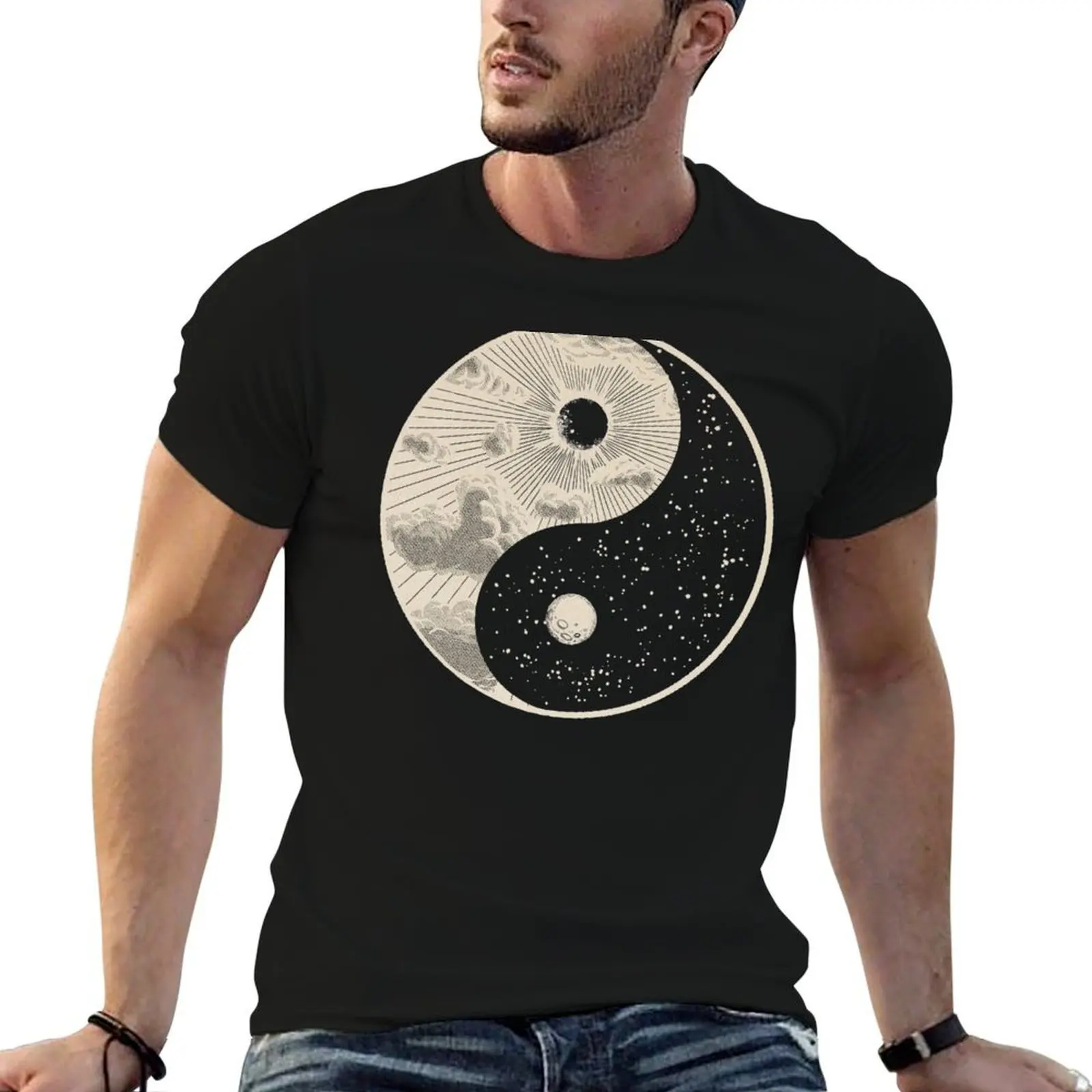 

& T-Shirt man man shirts funny Day t shirt t anime t shirts luxury Night oversize