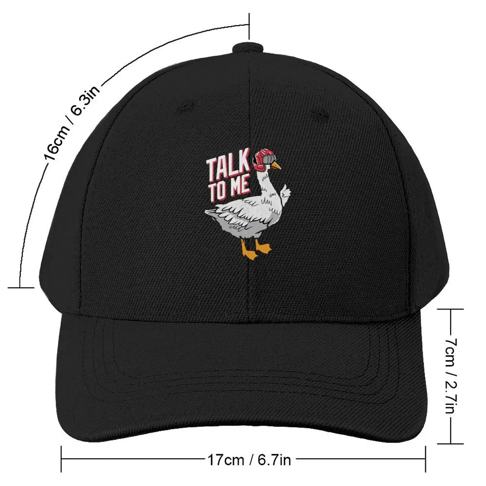 TOPGUN Talk to me goose designCap Baseball Cap black party Hat Hat Beach Ball Cap Boy Child Women's