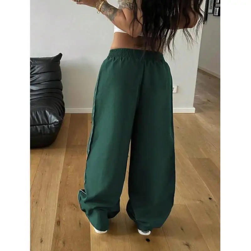 Nouveau 6262 surdimensionné rue Sle pantalons longs printemps automne couleur Blo Ci Walk rétro ajustement pour grande taille hommes