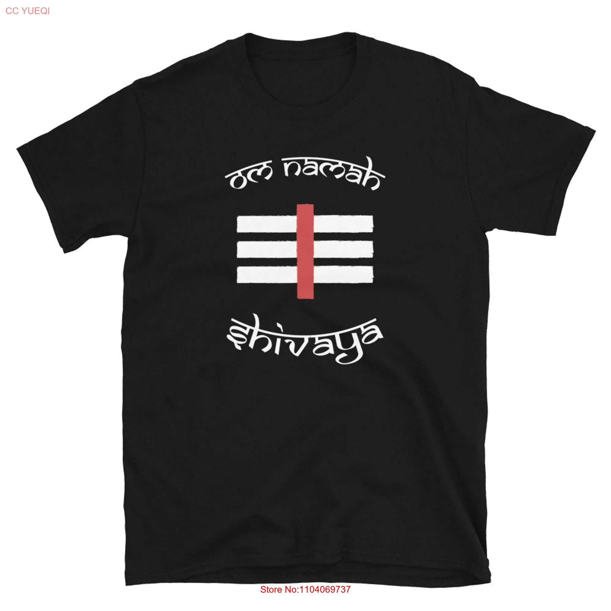 Shiva T Shirt Om Namah Shivaya Tripundra Indian Deity Mythology Prama long or short sleeves