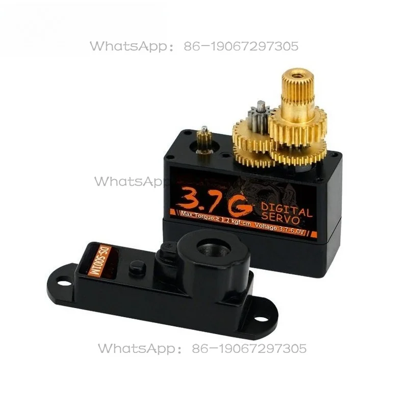 3.7G Metal Gear Servo Enhanced Impact Resistant Copper Gear Fixed Miniature Servo