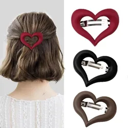 Horquilla de corazón colorida para mujeres y niñas, bonito accesorio para el cabello para fiesta de cumpleaños, venta al por mayor, regalo encantador para la cabeza