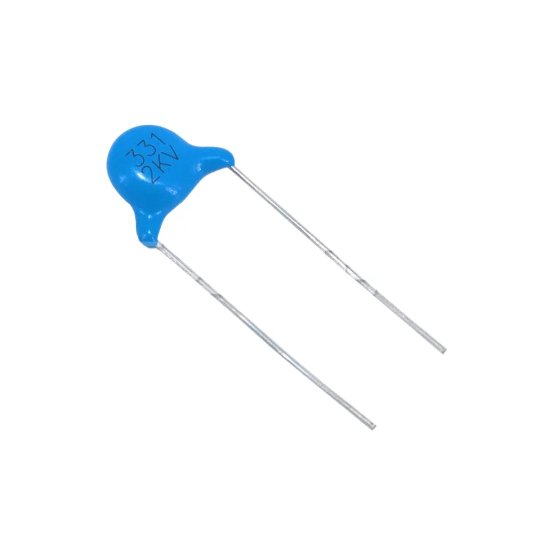 150pcs 331K 2KV High Voltage Ceramic Disc Capacitor 330pF 10% 6mm Radial Lead 2KV331K