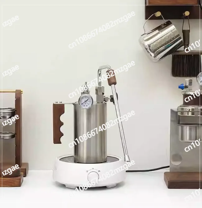 

Steam Milk Frother, Coffee Latte Milk Frother, Stainless Steel Direct Fired Household and Commercial Small Machine