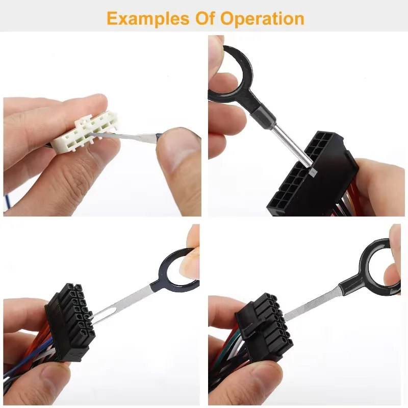 41pcs Universal Car Terminal Removal Repair Tool Wire Plug Connector Extractor Puller for Car Terminals Disassembly Hand Tools