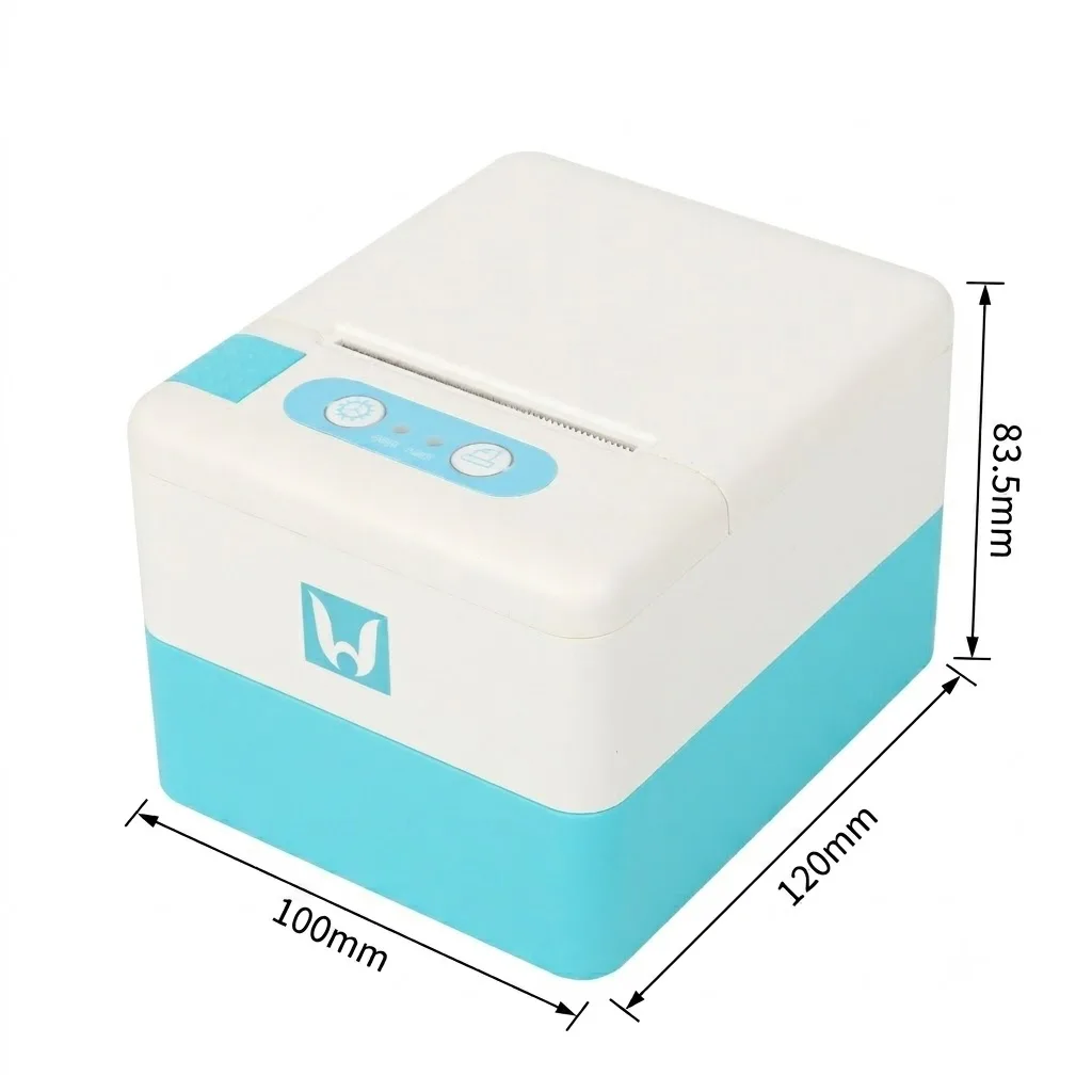 WEIHUANG P20 58mm 2 Inch Mini Thermal Label Receipt Printer USB Barcode Sticker Maker for Price Tag Small Business Retail
