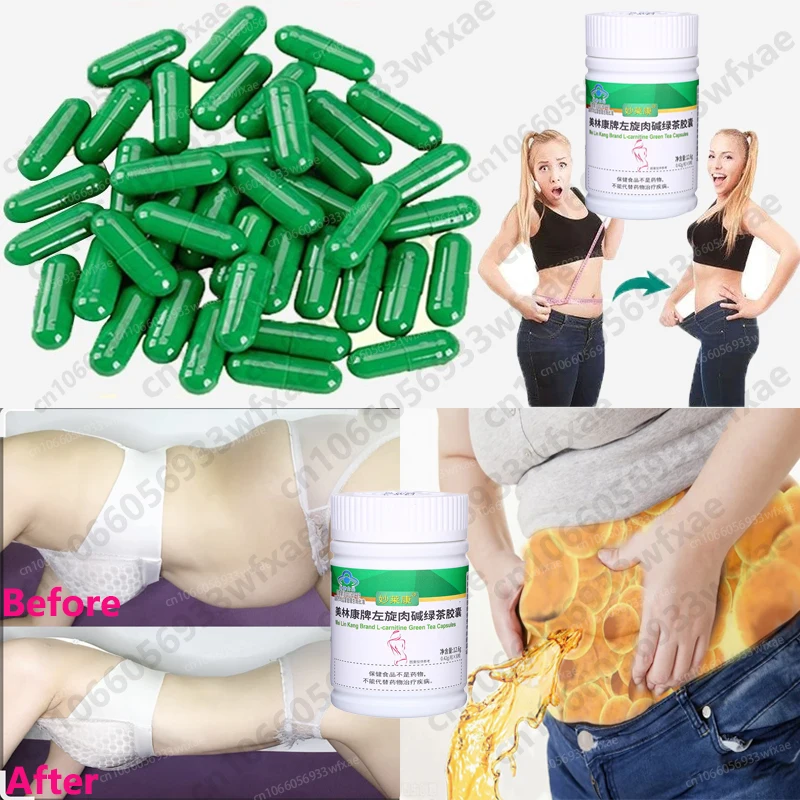 

Green Tea Extract L-carnitine Capsules for Men and Women Health Product