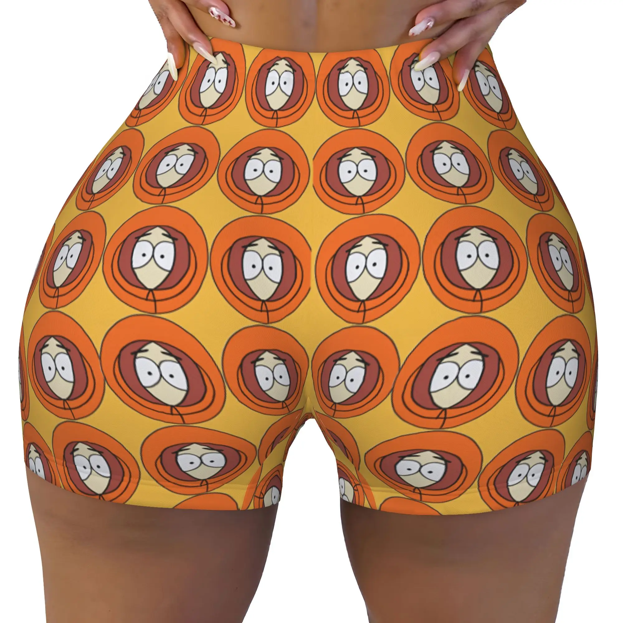 Custom Women E-Ericed Anime Workout Yoga Shorts Kennyed Kyled Staned Athletic Gym Running Volleyball Shorts