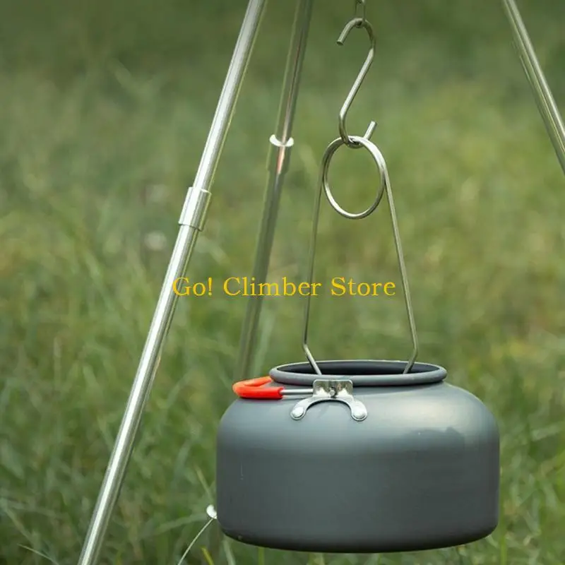 Q84C 2pcs Functional Fish Jaw Spreader Hanging Hook Rack for Outdoor Exploration