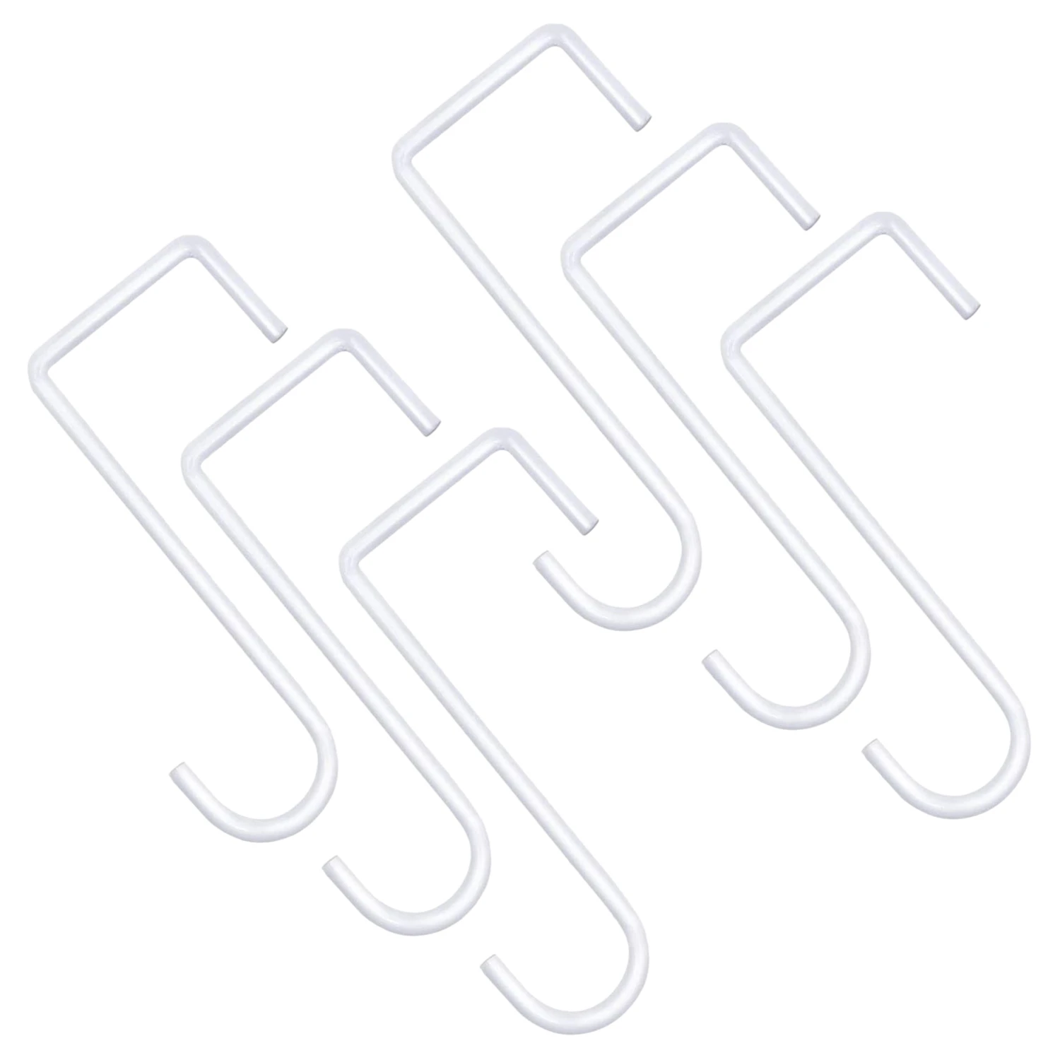 6Pcs 크리 에이 티브 단철 꽃 냄비 후크 꽃 스탠드 장식 벽 교수형 바구니 브래킷 발코니 정원-BAAQ