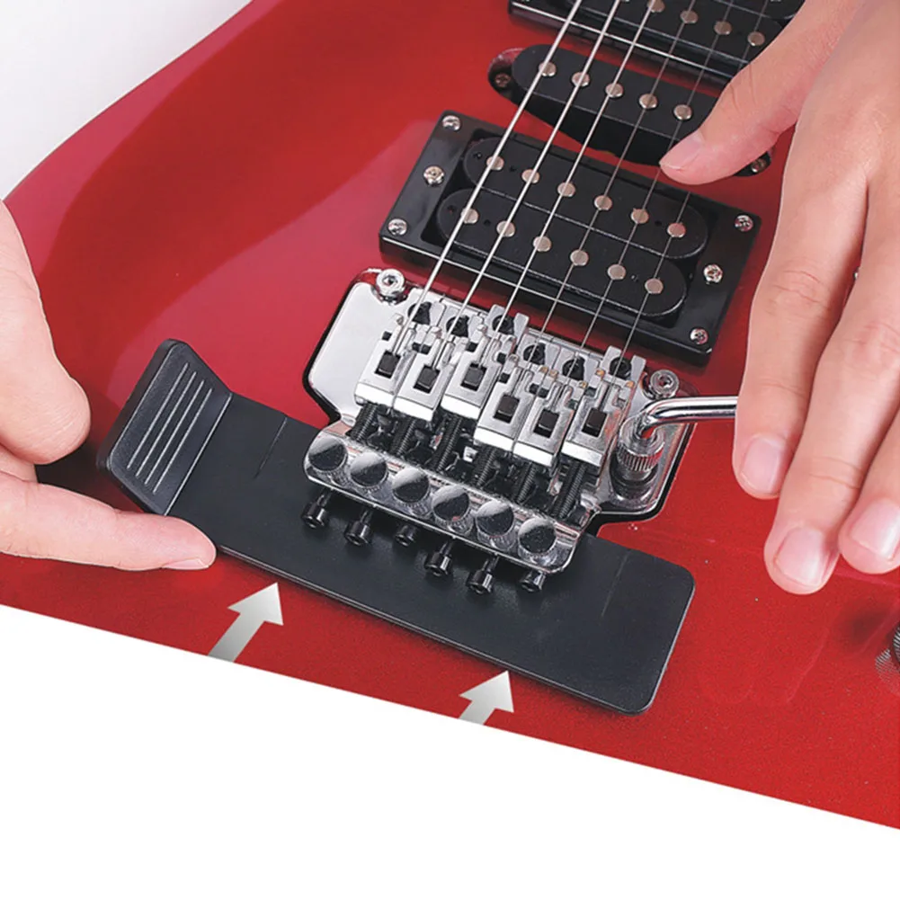 Electric Guitar Floating Tremolo Bridge Shim-Raise Guitar Bridges For Easy Adjustment Tuning For Faster String Replacement Tools