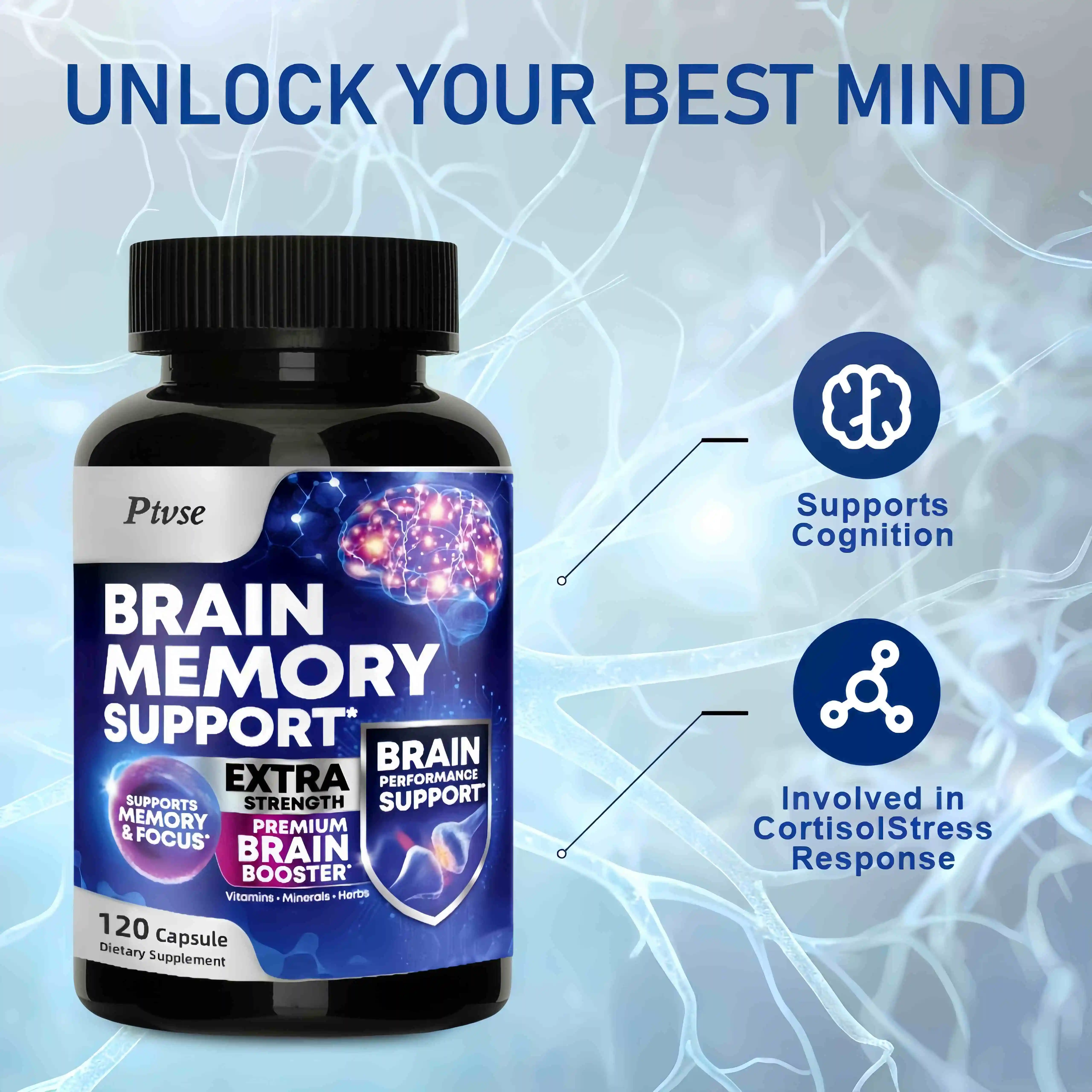 Phosphatidylserine Capsule Strengthen Memory Strengthen attention Refreshing Brain health Capsule