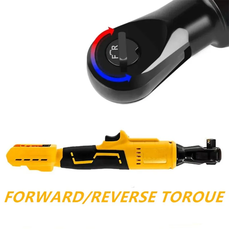 Brushless Electric Ratchet Wrench 1/2" Cordless Variable Speed mpact Driver Screw Nut Repair Power Tools For DeWALT 20V Battery