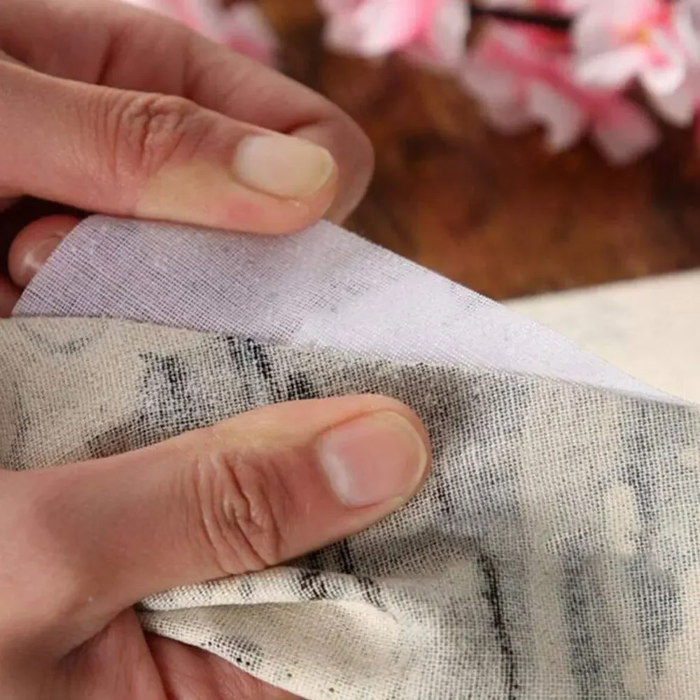 Chzimade 45X112cm Resin Adhesive Interfacing Fabric Iron On Lining Accessories Patchwork Fabric Diy Sewing Materials