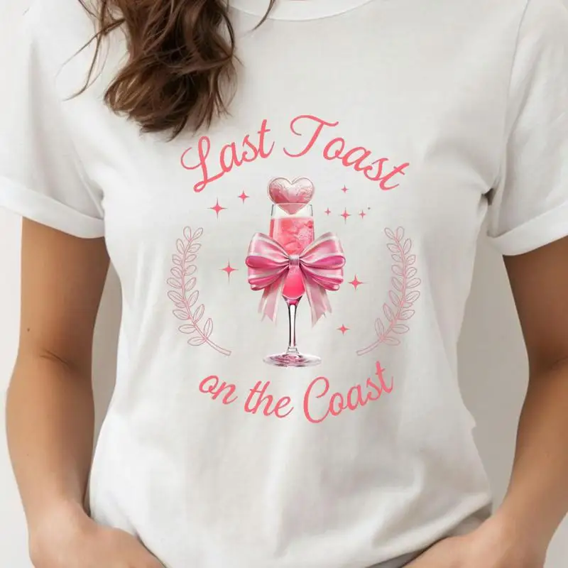 

Last Toast On The Coast T Shirt Beach Bachelorette Party Bach Club Coastal Matching