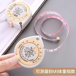 Water Droplet Automatic Telescopic Tape Measure Portable 3D Measuring Tape Measure Mini 1.5M Double-sided Tape Measure