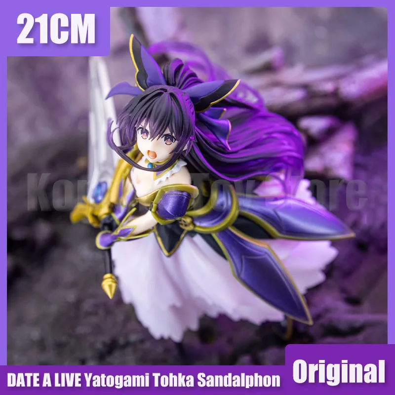 

21 см Taito Date A Live Аниме Фигурка Yatogami Tohka Сандалфон Фигурка ПВХ Статуя Коллекционные Куклы Игрушки Для Детей Подарки