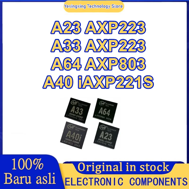 A23 AXP223 A33 AXP223 A64 AXP803 A40i AXP221S BGA IC Chip 100% New Original in stock
