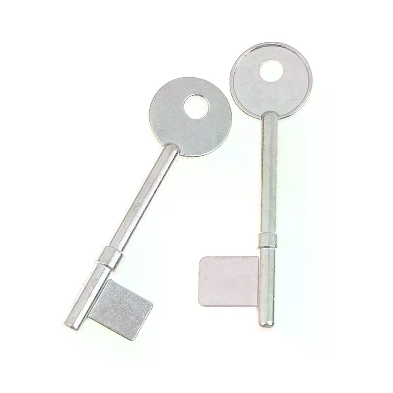 Vault Zinc Alloy Flagpole Safe Key Single-Bitt Key Blank House Key Blanks For Russian Special Old Doors Key Emb 5pcs