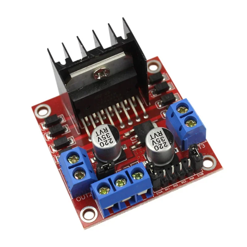 L298N Driver Board Module, Stepper Motor, Robô De Carro Inteligente, Placa De Pão, Peltier, Alta Potência, L298