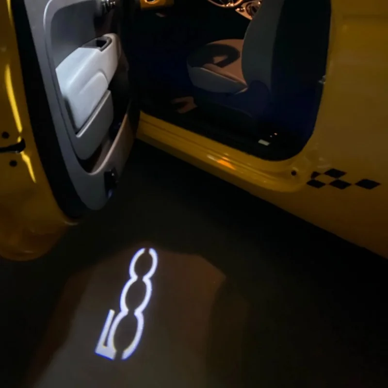 

LED Welcome Light Ghost Shadow Car Door 3D Laser Projector Lamp for Fiat 500L 500x Ducato Tipo Panda Bravo Doblo Stilo Freemont