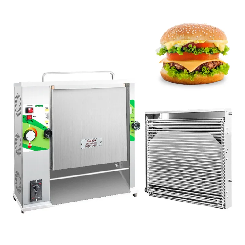 Electric Conveyor Burger Machine Bun Toaster Commercial Hamburger Machines For Restaurant Price
