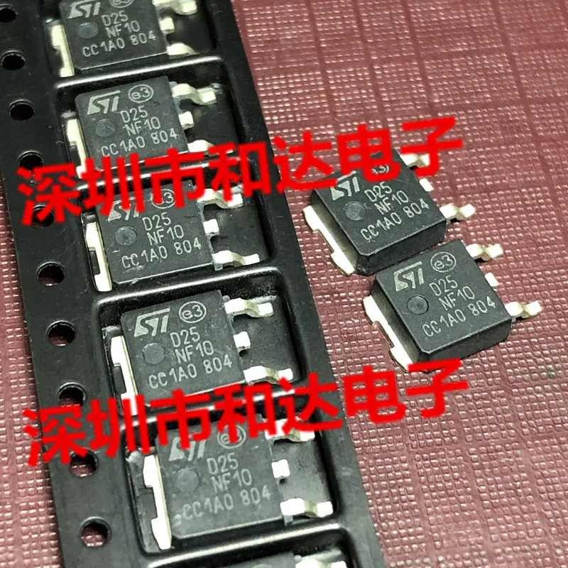 5 buah D25NF10 100V 25A