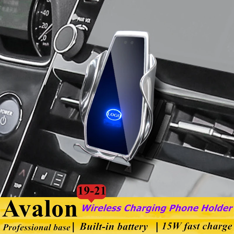 

Dedicated for Toyota Avalon 2019-2021 Car Phone Holder 15W Qi Wireless Charger for iPhone 11 12 Pro Xiaomi Samsung Huawei