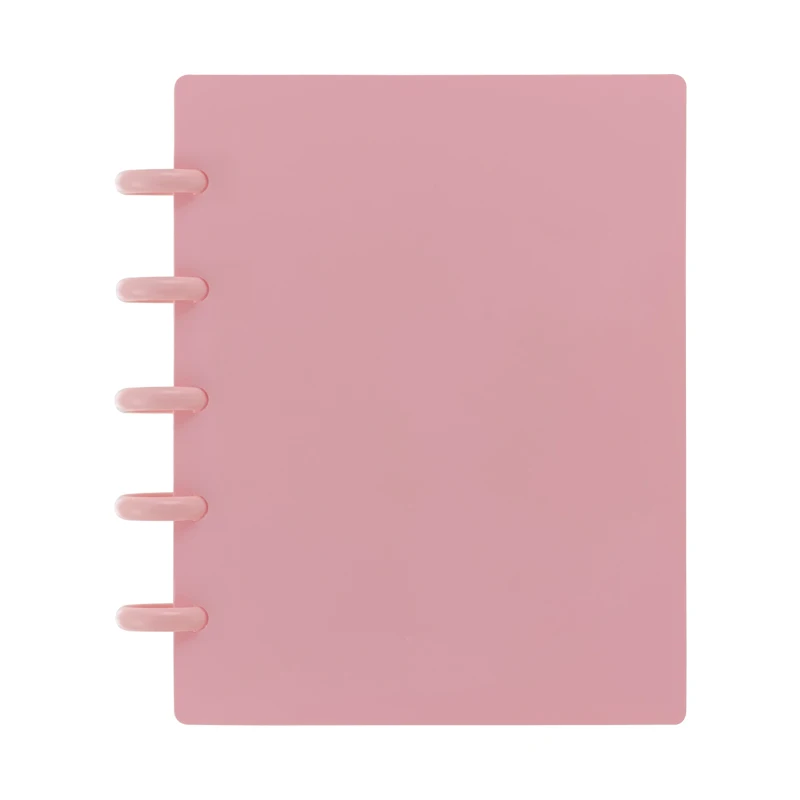 Custom Disc Bind PP Pvc Transparent Small Mini Photo Album Budget Planner Card Holder Loose-leaf  Photo Album