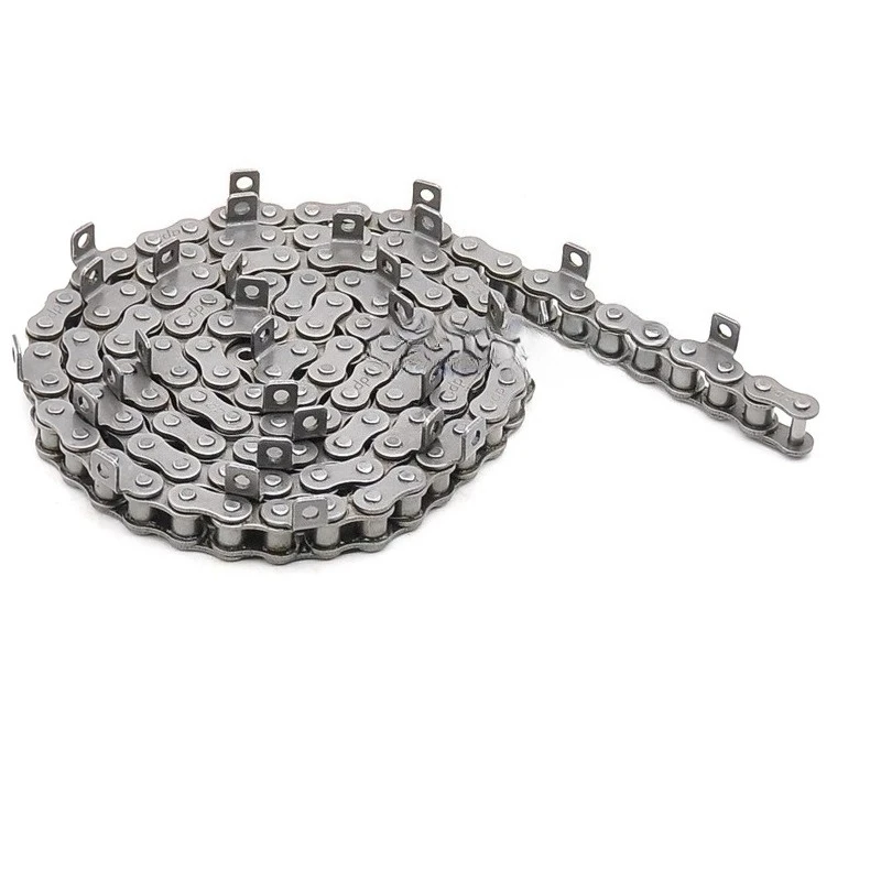 1.5M Length Single Curved Board Single Hole Drive Roller Chain Machine Transmission Conveyor Chain For 08B Sprocket Gear