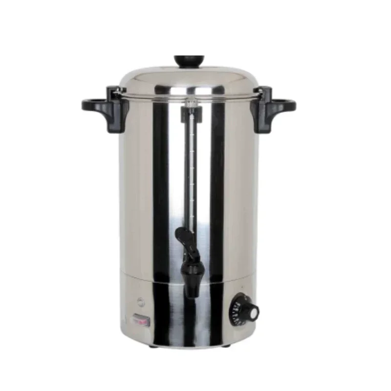 30L China Factory Commercial Grade Stainless Steel Percolator Coffee Maker Hot Double Wall Water Boiler Urn for Catering Hot sal