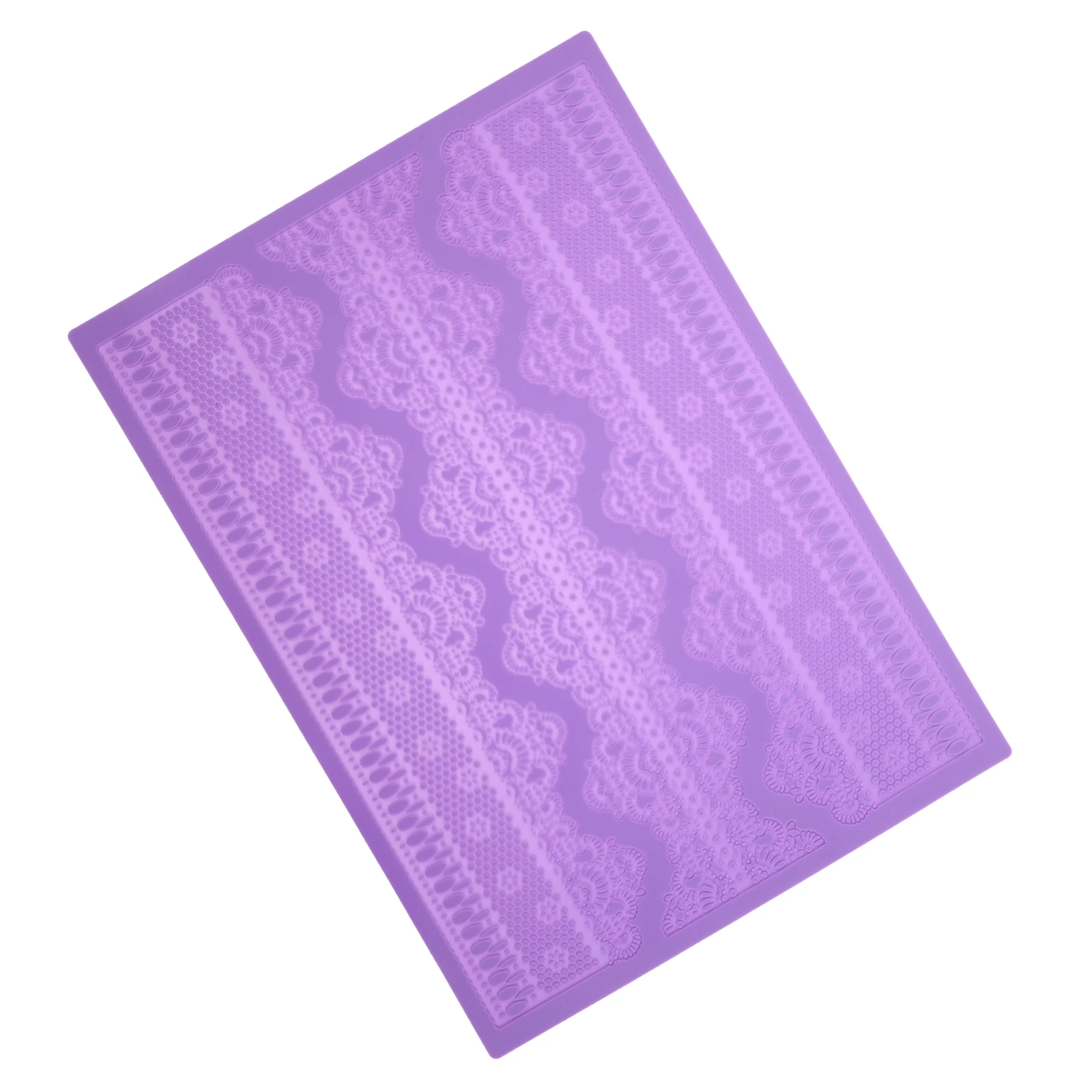 

Silicone Pad Cake Lace Mat Kitchen Fondant Molds Embossed Decoration Non Stick Food Grade Pliable Flexible Easy Wash Suitable