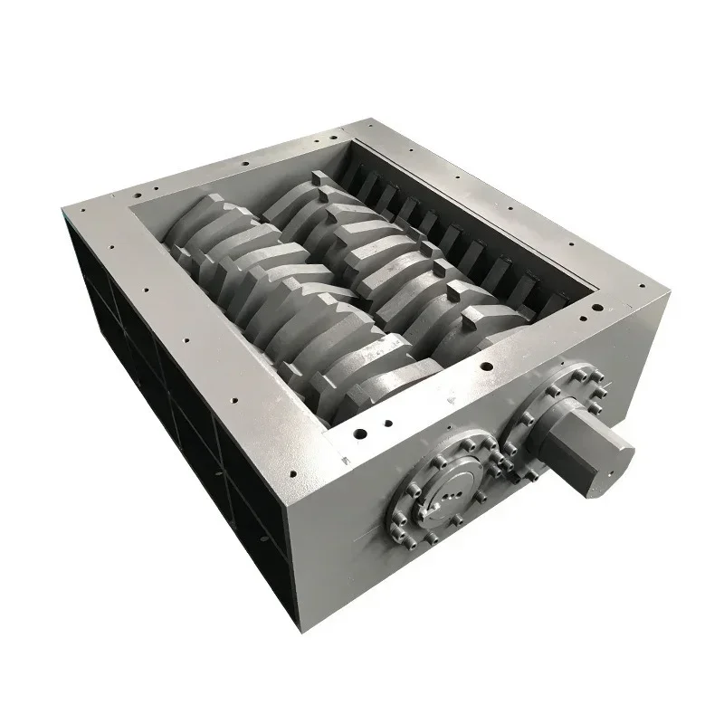 

2024 Small Double Shaft Rubber Recycling Crusher Metal Shredder for Industrial Waste Tire Treatment Metal Plastic Wood