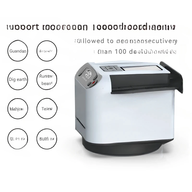 Automatic Dealer, Rechargeable Shuffler Shuffling Dealing Playing Cards Distribution Machine With 4 Bid Buttons