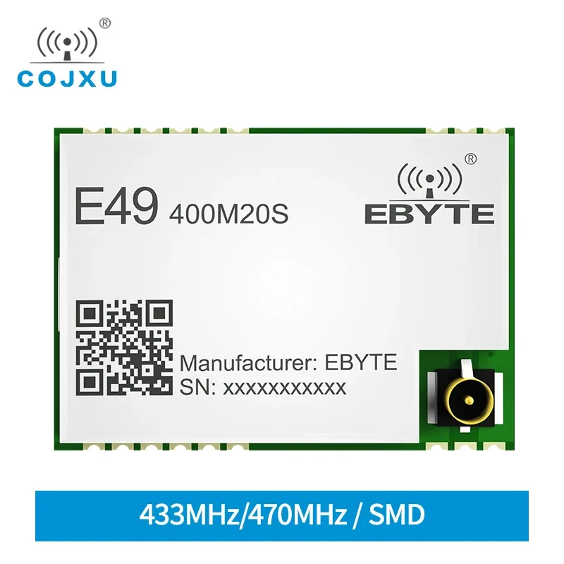 CMT2300A 410-510MHz Wireless Module 20dBm 2500m Range Low Power Consumption 433MHz ISM Band SPI RF Module E49-400M20S