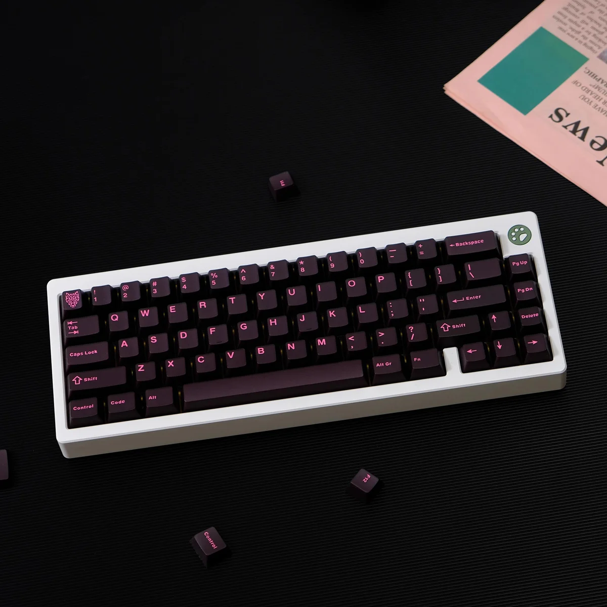 114 keys Aifei Transparent Keycaps Double Shot ABS Keycaps Cherry profile Custom Keycaps For Mechanical Keyboard 64/87/96 - Image 4