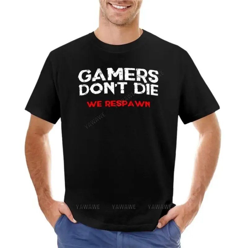 Camiseta de moda de verano para hombre, playera negra para jugadores Don't Die, camisetas para fanáticos deportivos