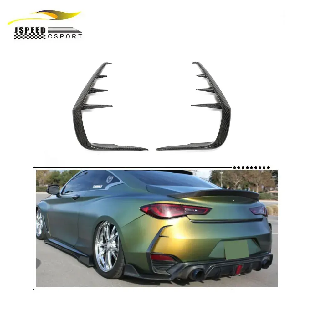 

For Carbon fiber rear bumper for the 2016 Infiniti Q60 COUPE 2-door Duck-2020