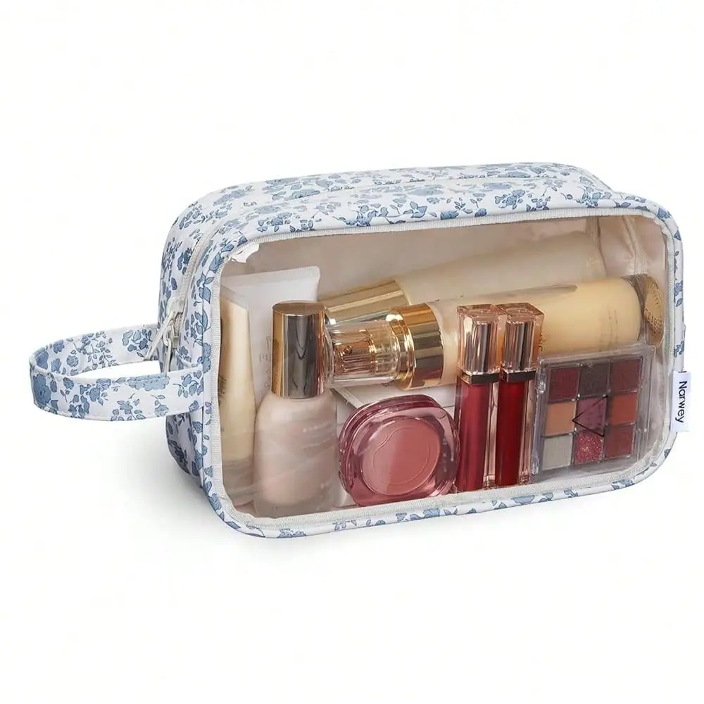 

Clear Toiletry Bags For Traveling Women Men, Clear Travel Bags For Toiletries Makeup Bag Cosmetic Bag With Zipper, Make Orga