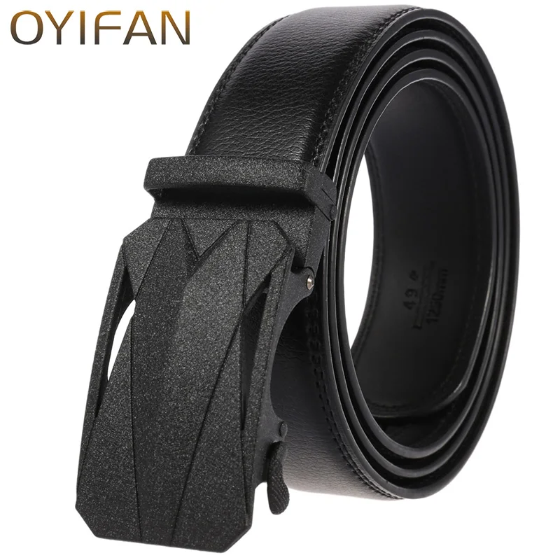 

OYIFAN Men Belt Leather belt s 110cm-130cm Ratchet Adjustable Belt Genuine Leather Dress Designer Belt for men