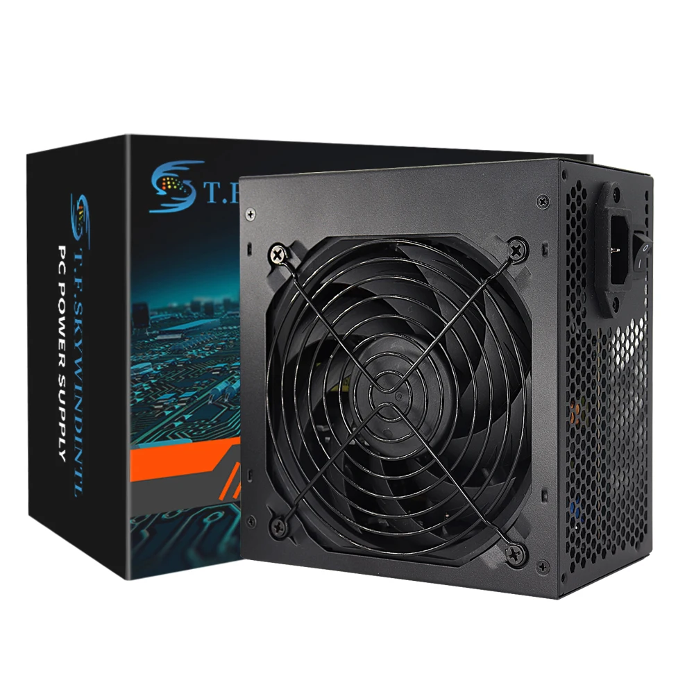 

600W Atx Power Supply Active PFC PC 120mm Silent Fan 80Plus Gold For Mini Chassis Small Computer Case Desktop Power Supply