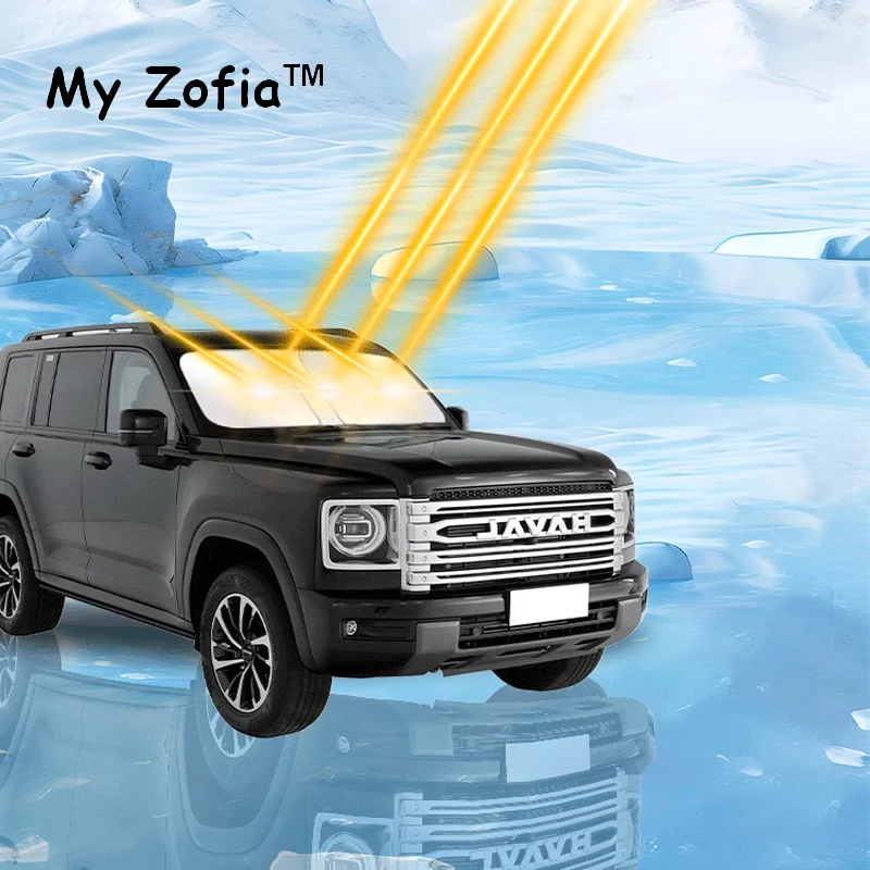 For Haval H9 2024 2025 New H9 Car Windshield Sunshade Cover Anti UV Protection Auto Parts Accessories