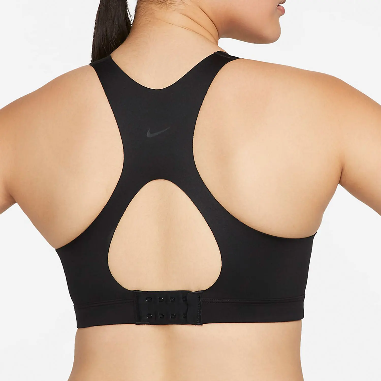 Nike Genuine Alpha Women's Front Zipper Sports Fitness Underwear DD0437-010