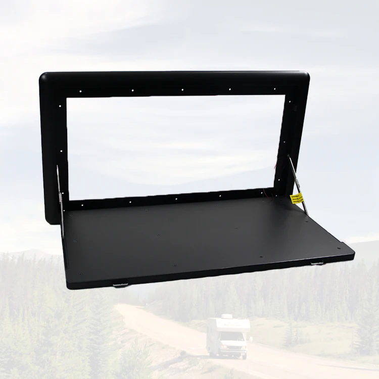 Factory Direct Sell 800*450mm RV ASA Picnic Table Caravan Folding Picnic Table With LED Lights By Switch - Fast Shipping