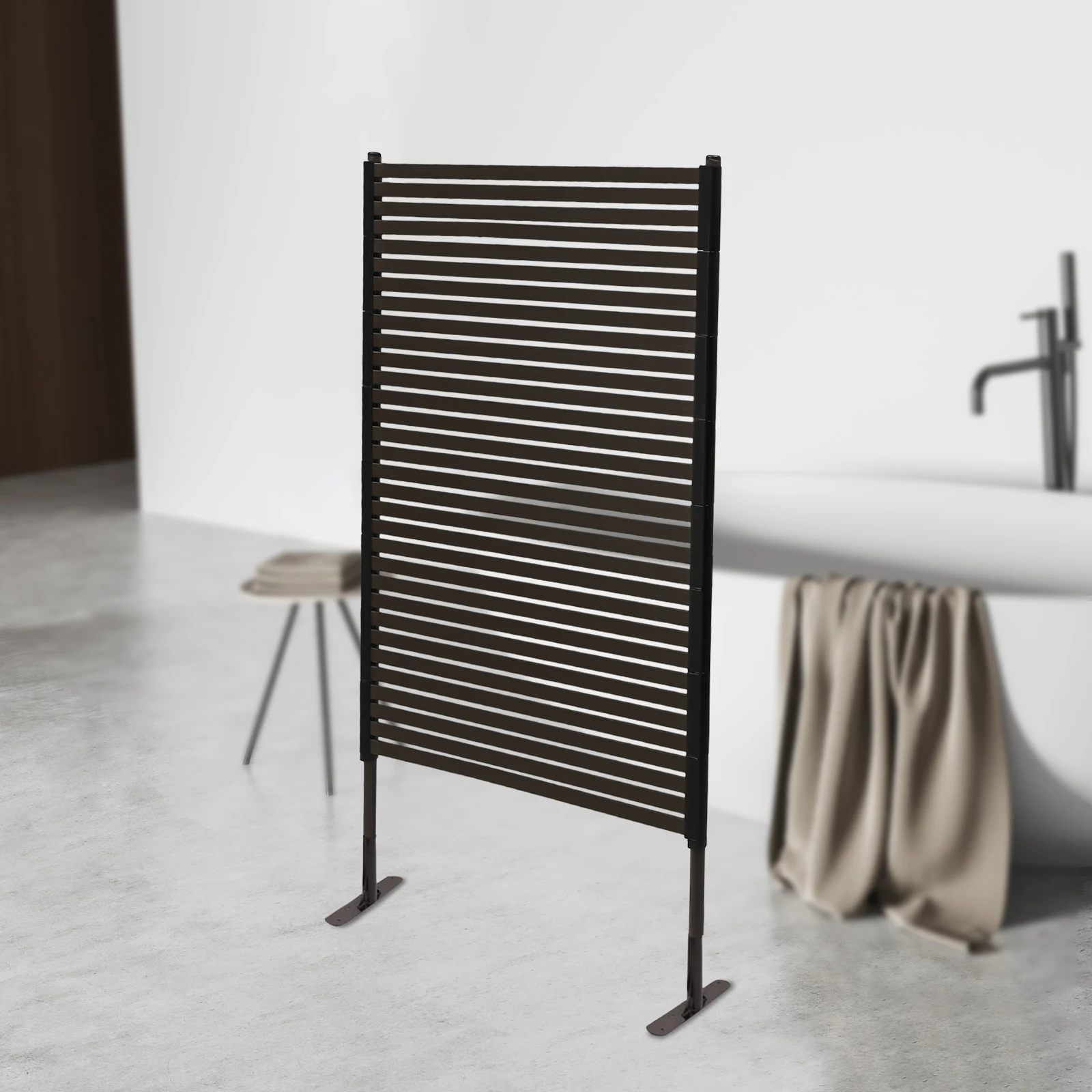 

Ширма-перегородка для сада и патио, 90x150 см, декоративная панель для ограждения двора, коричневая ветрозащитная ширма, 1 шт.