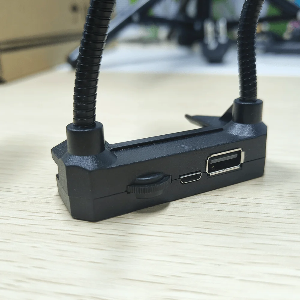 USB 56, verstellbares Mikroskop, LED-Ringlicht für Trinokular-Stereomikroskop, Digitalkamera, Lupe, Handy, Löten, EU-US – Detail 7