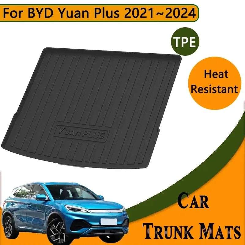 

Car Trunk Mats for BYD Atto 3 Yuan Plus Accessories 2021 2023 2024 Easy Clean Waterproof Anti-dirty 3D EVA material Storage Pad