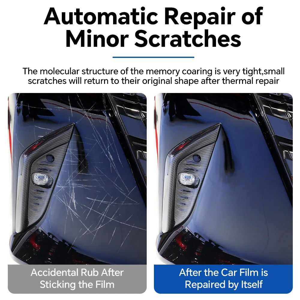 Folia ochronna na reflektory, lusterka wsteczne, słupki B i C, naklejki PPF, przezroczysta, wstępnie przycięta, TPU, do samochodu Ford Mustang Mach 1 2022-2023