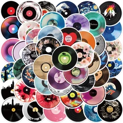 10/30/50PCS Cartoon Record CD Vinyl Stickers Music Toys Decoration Decals DIY Guitar Phone Notebook Kids Toys Sticker Packs Gift