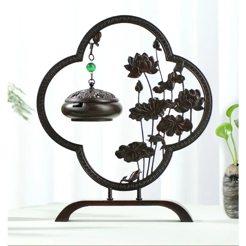 Creative lotus hanging stove Chinese retro home interior ornament